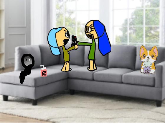 put youre oc on the couch