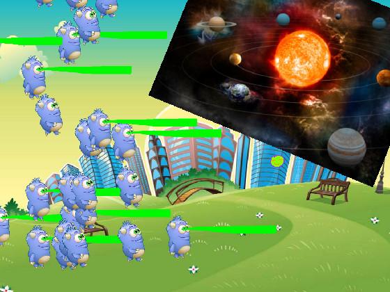 lazer time! earth fall!