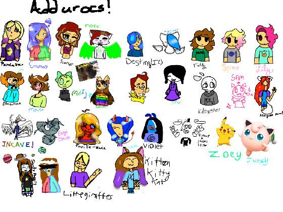 add your ocs 1 1 1