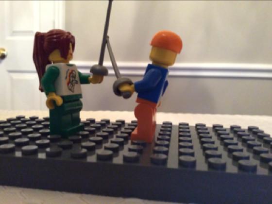 Lego Sword Battle 1