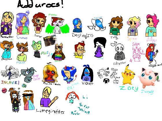 add your ocs 1 1 1 1 1