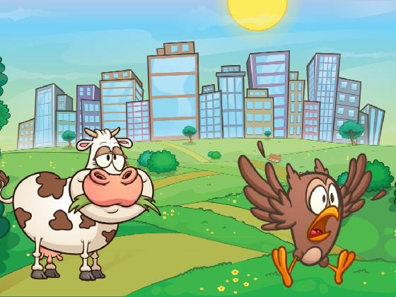 Funny Cow Joke With Turkey
