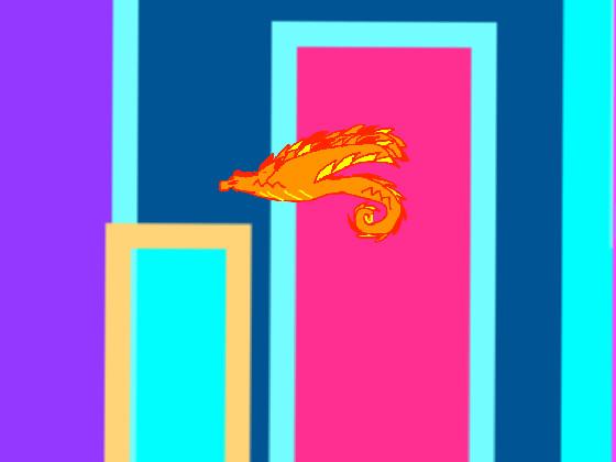 Flying Dragon in Neon City