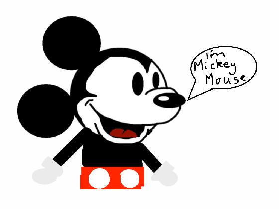 How To Draw Mickey Mouse 1