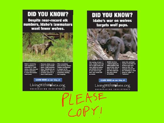 #save the wolves