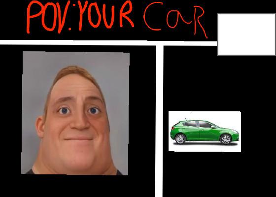 Mr Incredible Canny with cars 