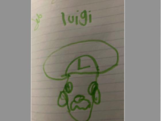 my luigi drawing