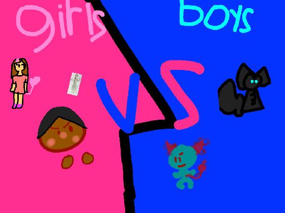 add your oc boys vs girls ( not mine ) 1 1