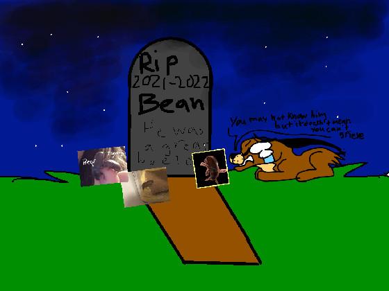 put ur oc at bean’s funeral