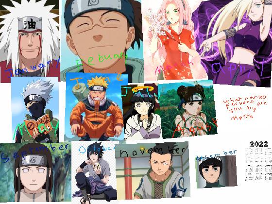 what naruto persone are you