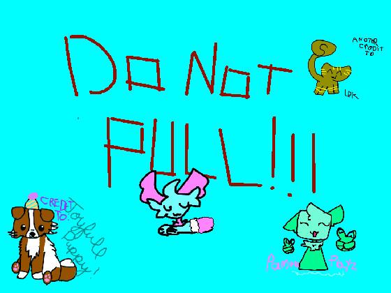 dont pull the tail! 1