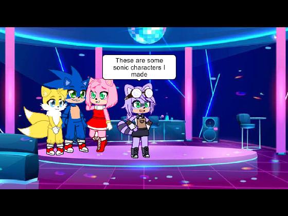sonic characters in gacha-