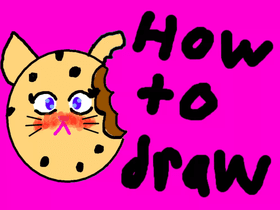 #1 How to draw a cookie cat