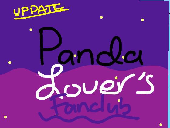 Panda Lover’s Fanclub! Member of the week: FieldCat 1