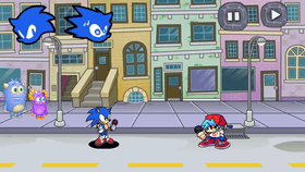 Sonic and BF rap battle