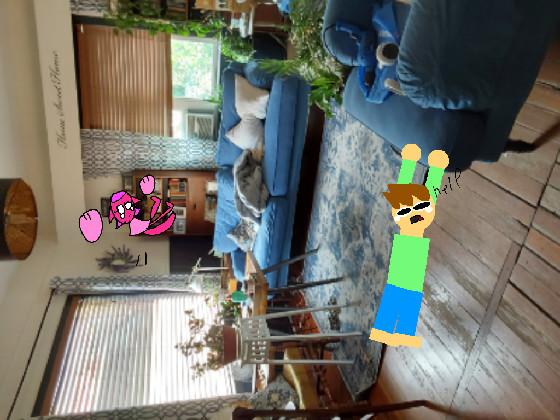 add your oc in my flipped living room  1
