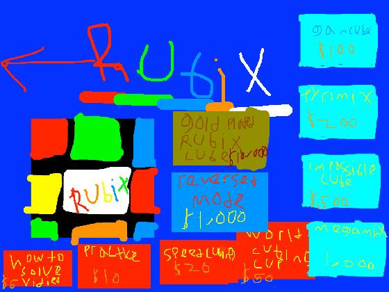 RUBIX CUBE CLICKER(beta)