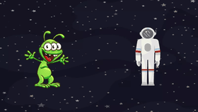 Alien and Astronaut