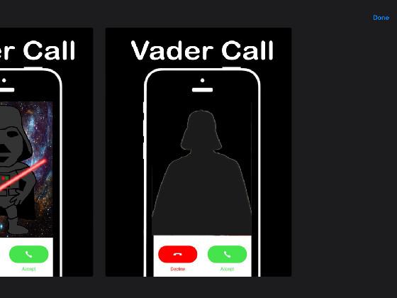 Call from Darth Vader