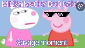 Peppa Pig Miki Maki Boo Ba Boo Song HILARIOUS