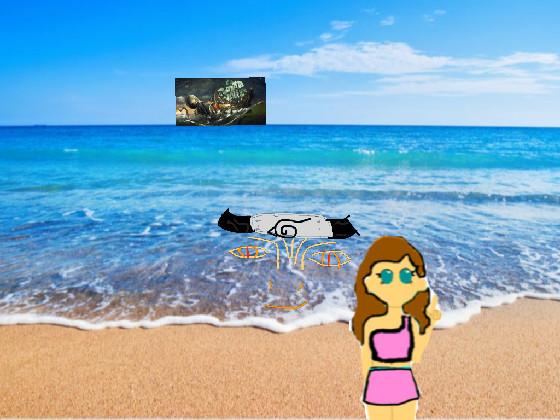 Add your OC on the beach  🌎 1