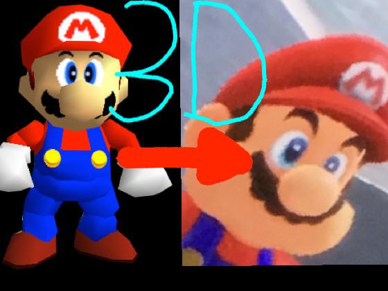3D Mario evolution