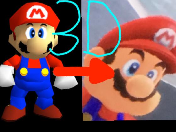 3D Mario evolution