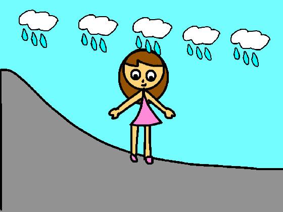 Dancing in the rain!