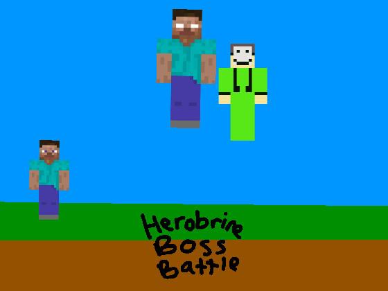 Minecraft Herobrine Boss Fight