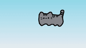 pusheen falling