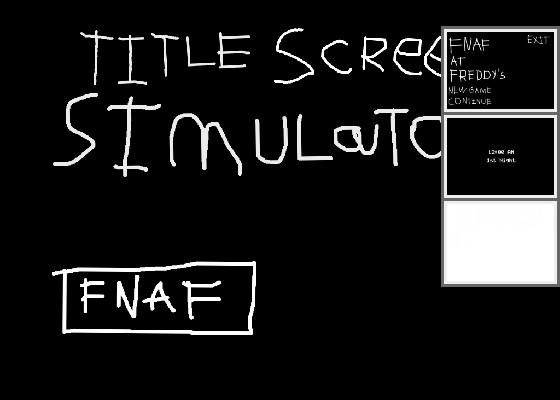 Title screen simulator (WIP)