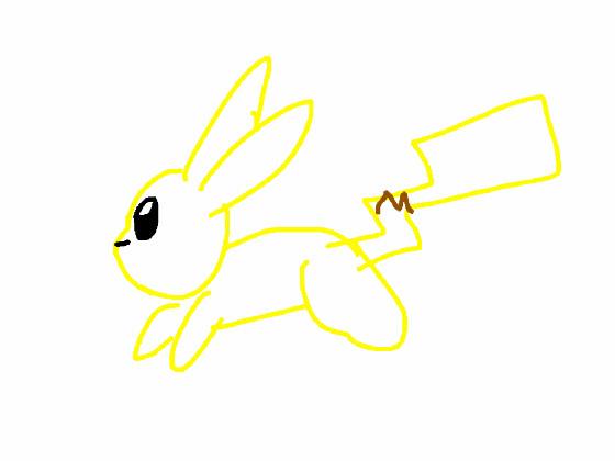 Pikachu running animation