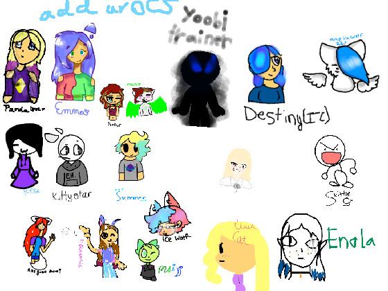 Add your oc’s! 1 1 1 1 1 1