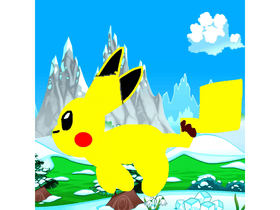 Pikachu running animation