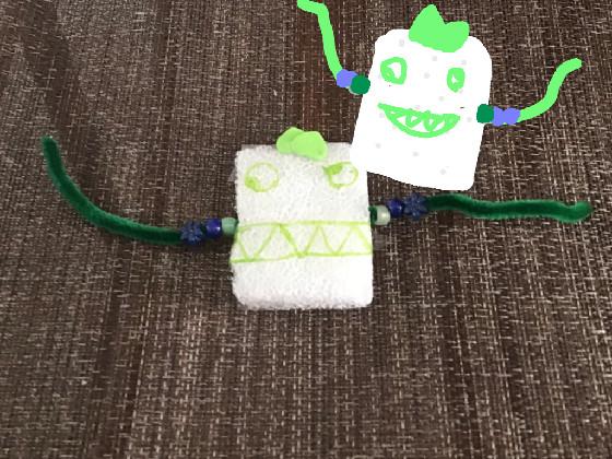 draw my homemade green from rainbow friends