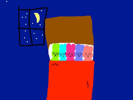 The peeps go to sleep