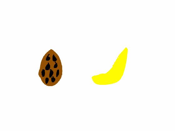 a bannana and a cookie!