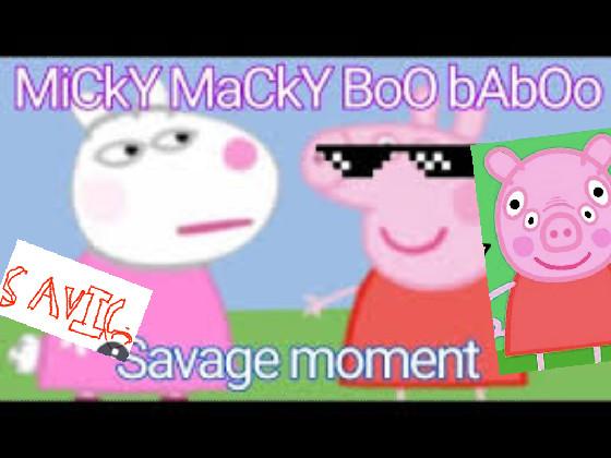 Peppa Pig Mickey Mackey Boo Ba Boo😁😁😁🦄