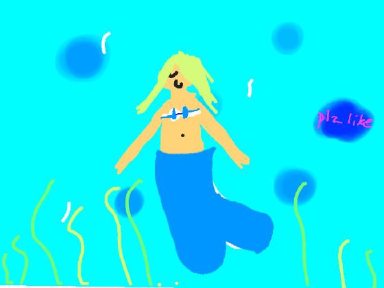 mermaid in the sea...plz like