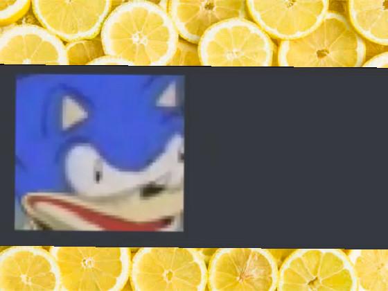 sonic eats a lemon and dies