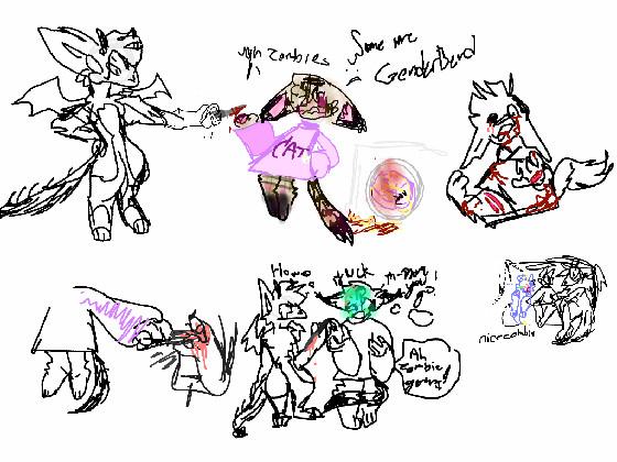 MORE ART of my ocs in AOUAD