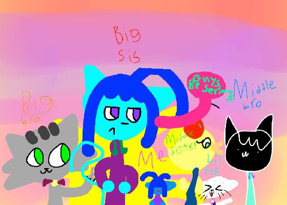 POV: my ocs in family pic