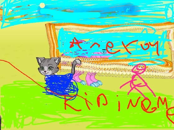 A kitten is annoying