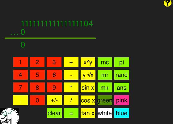 16 Digit Decimal Calculator