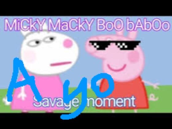 Peppa Pig Miki Maki Boo Ba Boo Song a yoo hilarious