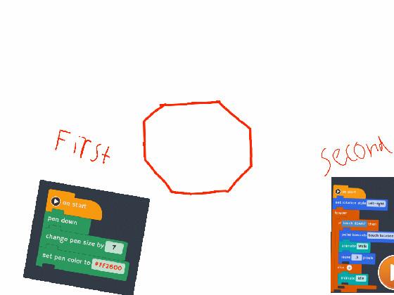 drawing a octagon diy.