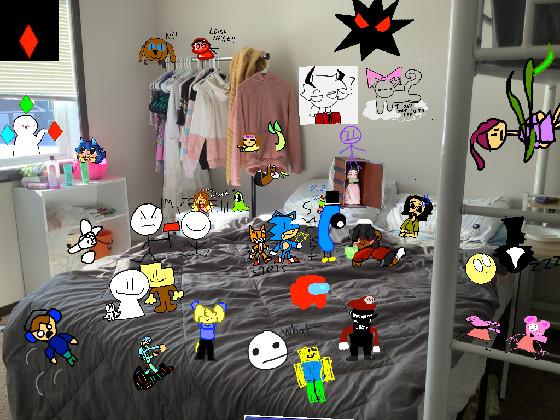 I added my oc in your room