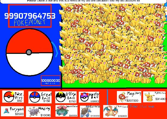 Pokemoney Clicker 1 MODDED