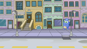 A walking animation