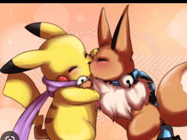 Eevee and Picachu